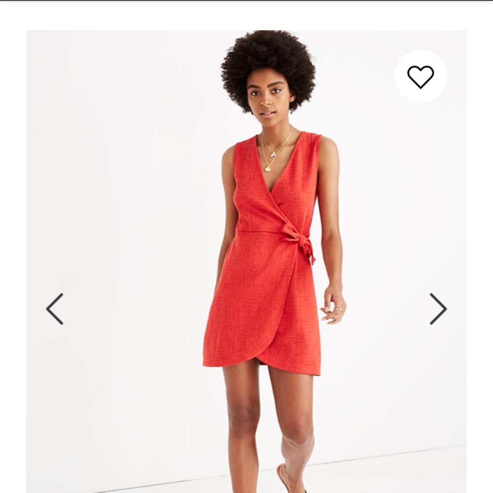 NWOT Madewell Faux Wrap Dress